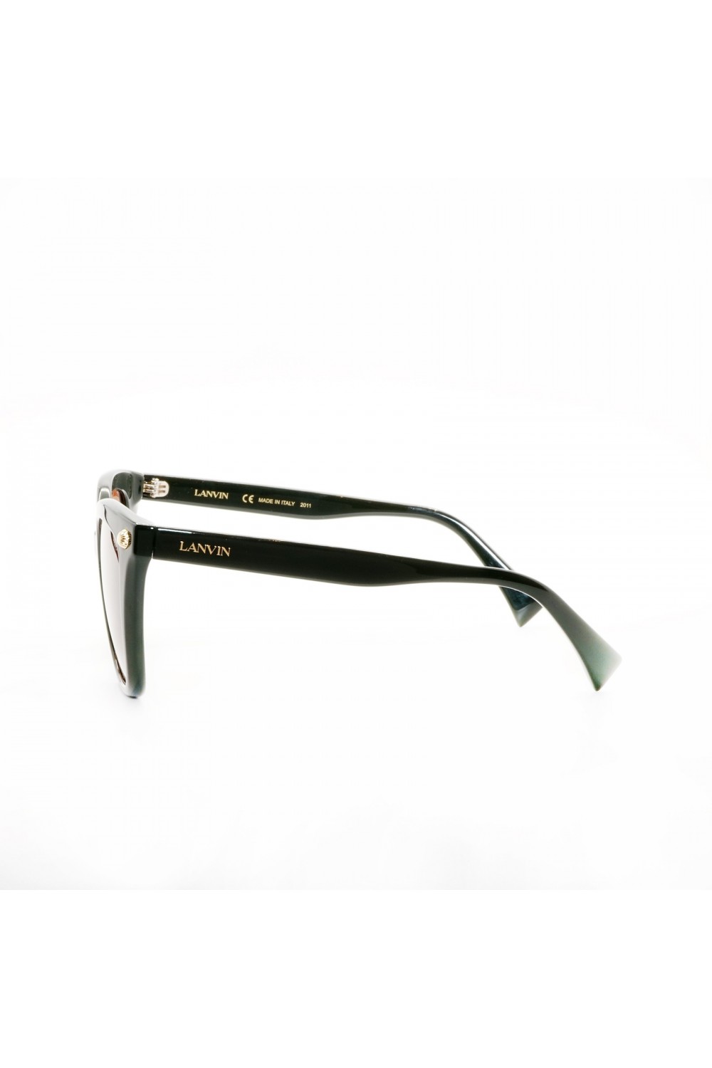 Lanvin - Occhiali da sole in celluloide squadrati per donna verde - LNV602S 318