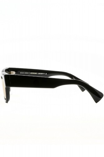 Alain Mikli - Occhiali da sole in celluloide squadrati unisex nero - JEREMY