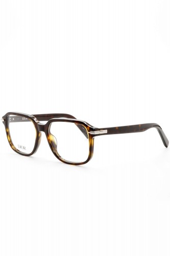 Christian Dior - Occhiali da vista in celluloide sqaudarti unisex tartarugato -