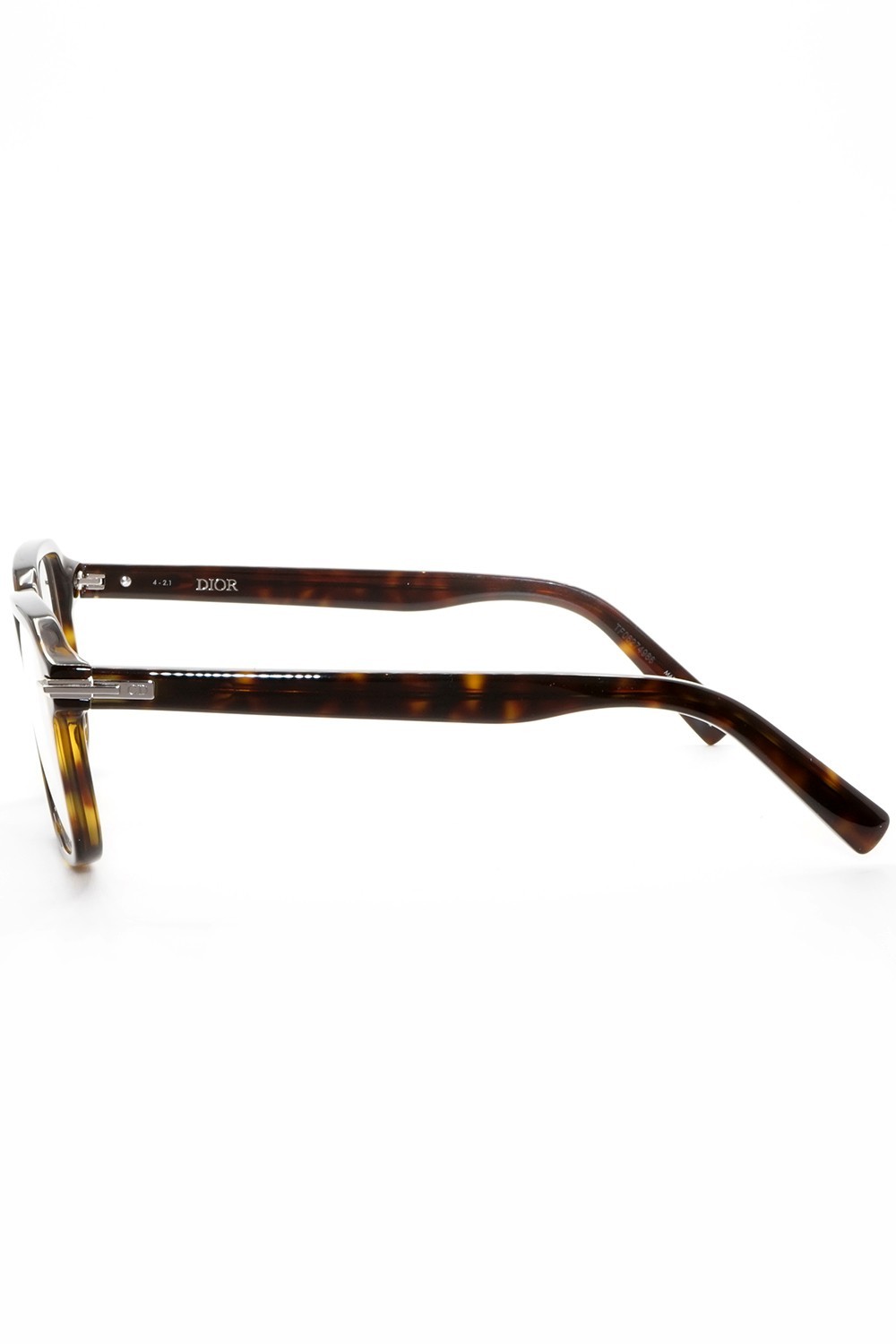 Christian Dior - Occhiali da vista in celluloide sqaudarti unisex tartarugato -