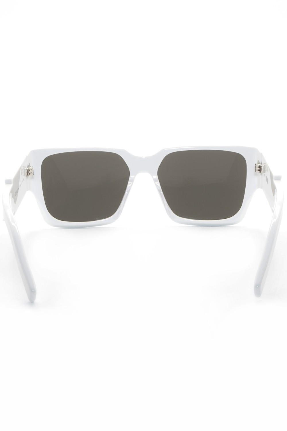 Christian Dior - Occhiali da sole in celluloide squadrati unisex bianco - SU