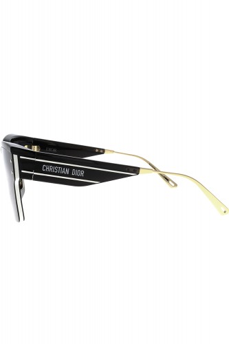 Christian Dior - Occhiali da sole in celluloide squadrati per donna nero - M4U