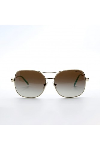 Tiffany & Co. - Occhiali da sole in metallo a farfalla per donna oro - TF3037 2