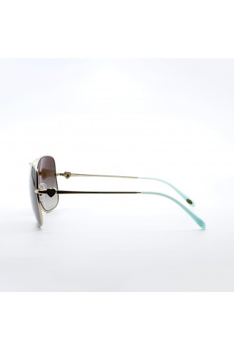 Tiffany & Co. - Occhiali da sole in metallo a farfalla per donna oro - TF3037