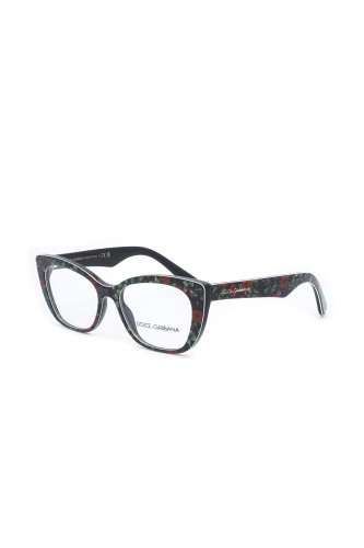 Dolce&Gabbana - Occhiali da vista in celluloide cat eye per bambina fantasia -