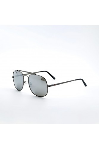 Polar - Occhiali da sole in metallo aviator per uomo argento - MAVERIK 12/B
